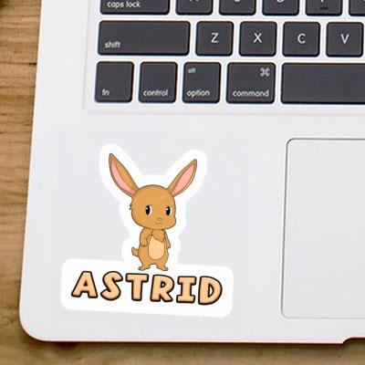 Sticker Astrid Rabbit Laptop Image