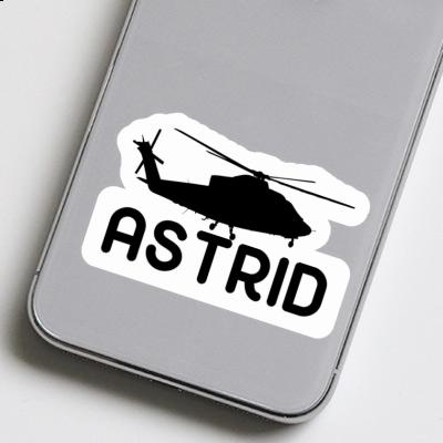 Helicopter Sticker Astrid Laptop Image