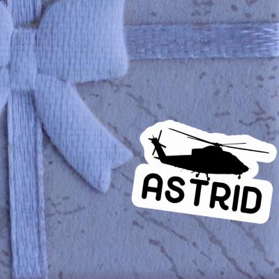 Hélicoptère Autocollant Astrid Image