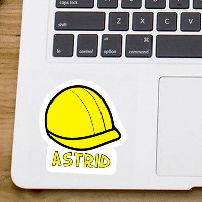 Sticker Astrid Construction Helmet Notebook Image