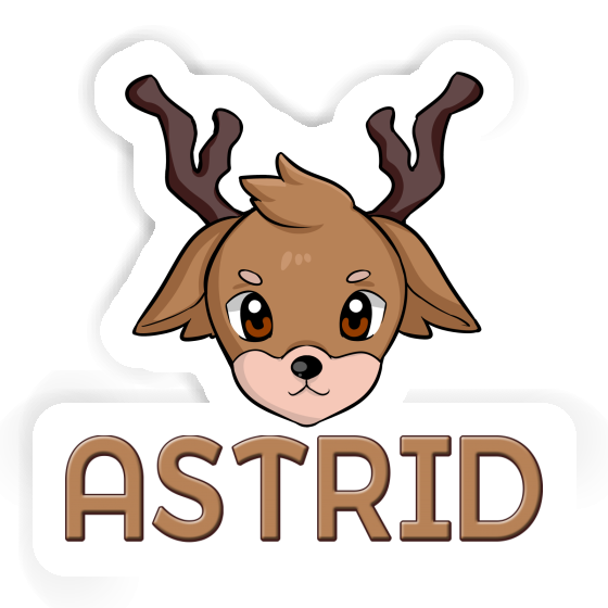 Deer Sticker Astrid Notebook Image