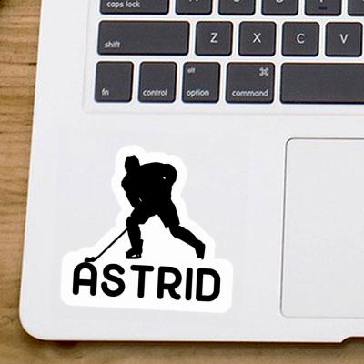 Autocollant Joueur de hockey Astrid Image