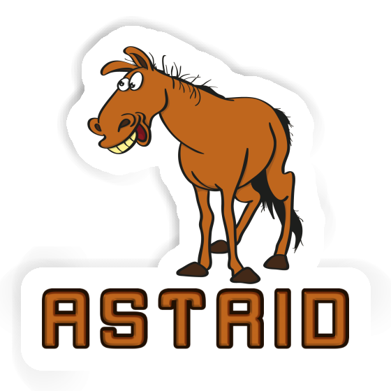 Sticker Astrid Horse Gift package Image