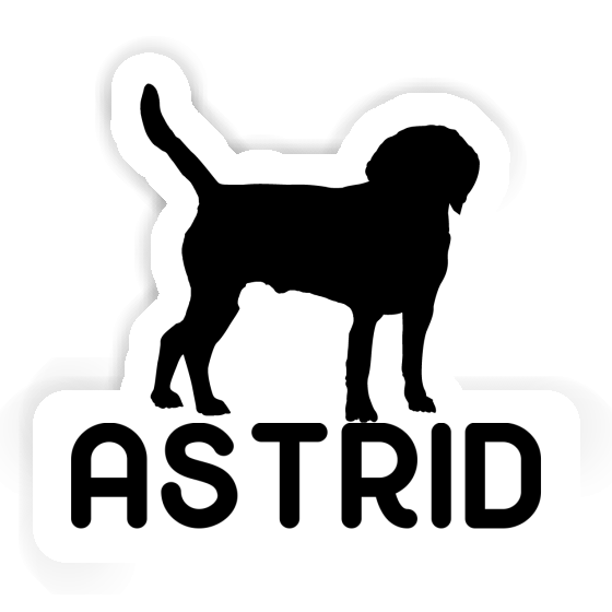 Sticker Astrid Hund Laptop Image