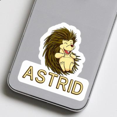 Hedgehog Sticker Astrid Notebook Image