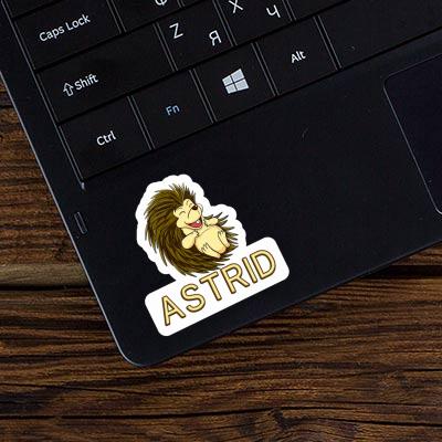 Astrid Sticker Hedgehog Image