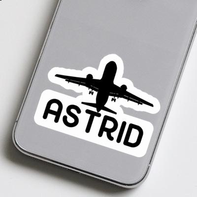 Astrid Autocollant Jumbo-Jet Laptop Image