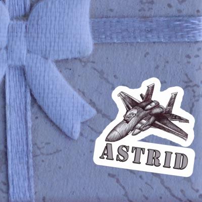 Sticker Airplane Astrid Laptop Image