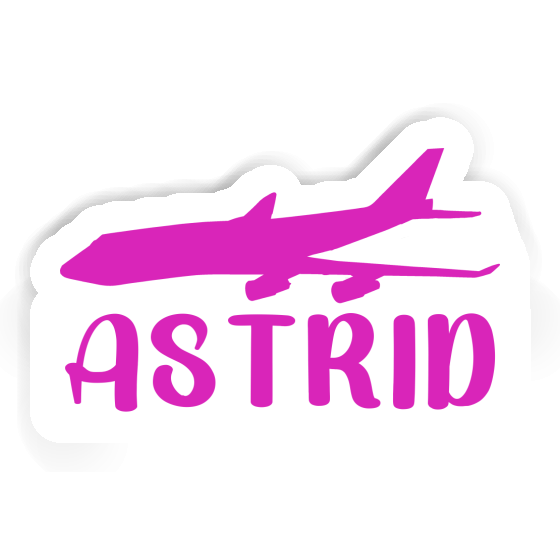 Sticker Jumbo-Jet Astrid Notebook Image