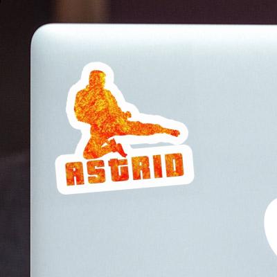 Sticker Karateka Astrid Image