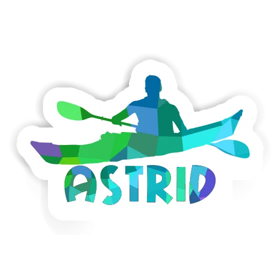 Sticker Astrid Kayaker Gift package Image