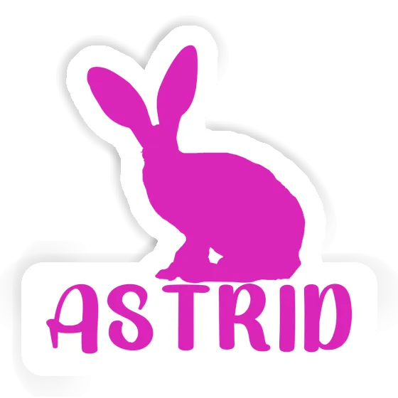 Sticker Astrid Rabbit Gift package Image