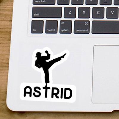 Sticker Karateka Astrid Gift package Image