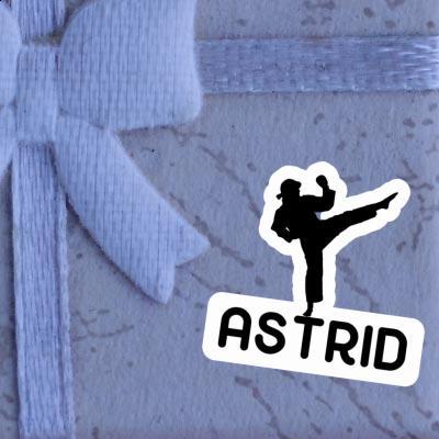 Sticker Karateka Astrid Notebook Image