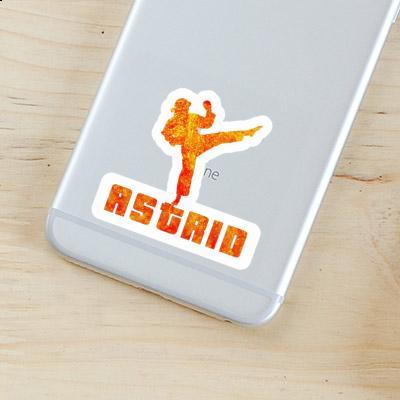 Astrid Sticker Karateka Notebook Image