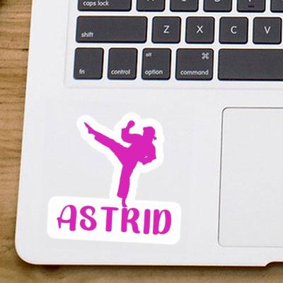 Karateka Sticker Astrid Notebook Image