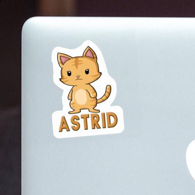 Astrid Autocollant Chaton Image