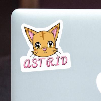 Astrid Sticker Cat Notebook Image