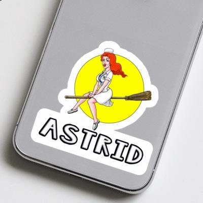 Sticker Astrid Nurse Notebook Image