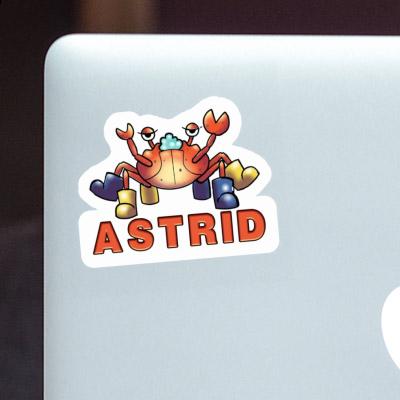 Sticker Astrid Crab Laptop Image