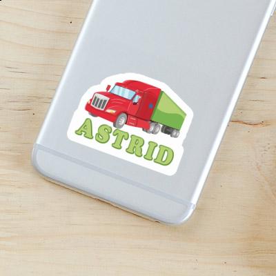 Sticker Lkw Astrid Notebook Image