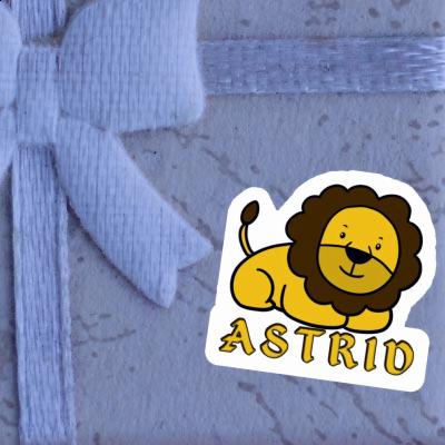 Sticker Lion Astrid Laptop Image