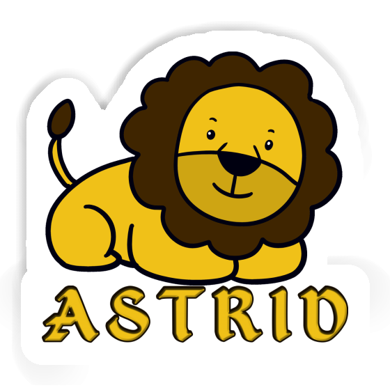 Sticker Lion Astrid Notebook Image