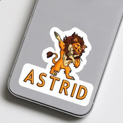 Autocollant Astrid Lion Gift package Image