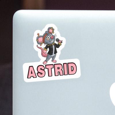 Astrid Sticker Singer Laptop Image