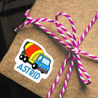 Mischer-LKW Sticker Astrid Image