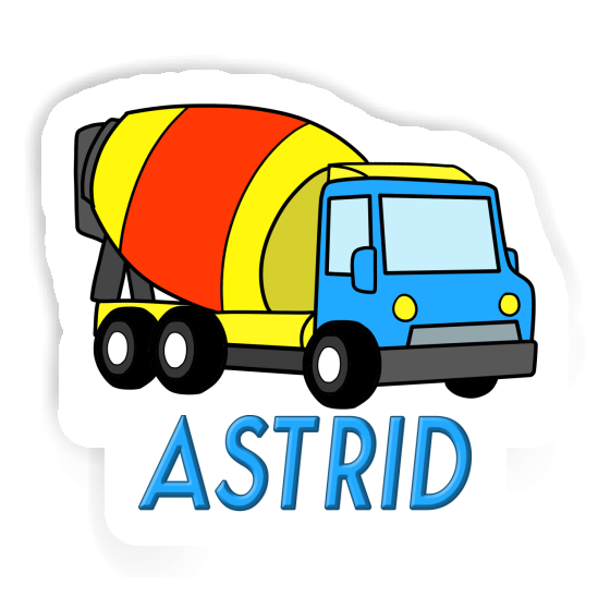 Mischer-LKW Sticker Astrid Image