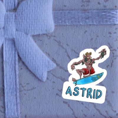 Sticker Astrid Surfer Gift package Image