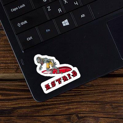 Astrid Sticker Surfer Notebook Image