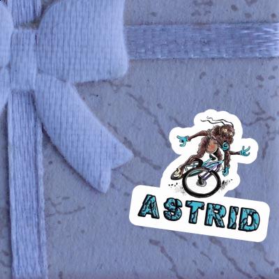 Sticker Biker Astrid Laptop Image