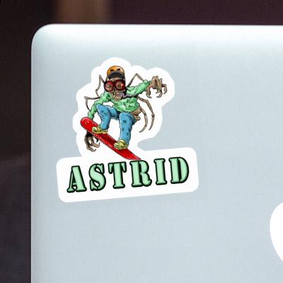 Astrid Sticker Snowboarder Gift package Image