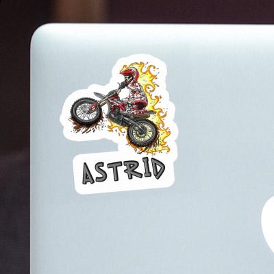 Sticker Astrid Motocrosser Laptop Image