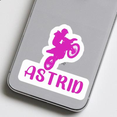 Astrid Sticker Motocross Rider Gift package Image