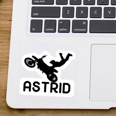 Autocollant Astrid Motocrossiste Laptop Image