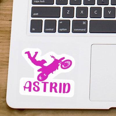 Sticker Astrid Motocross-Fahrer Image