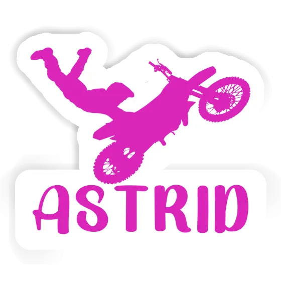 Motocross Jumper Sticker Astrid Image