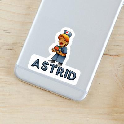 Sticker Astrid Nurse Notebook Image