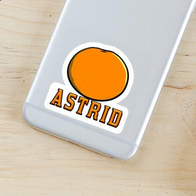 Astrid Sticker Orange Image