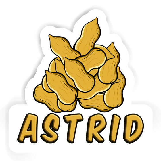 Sticker Astrid Erdnuss Image