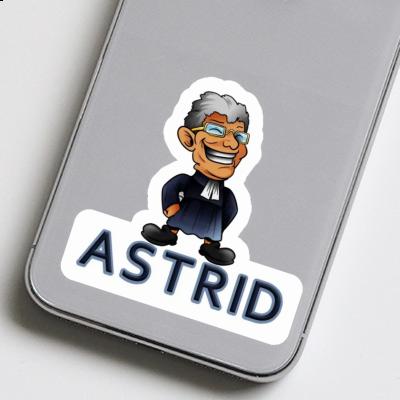 Pfarrer Sticker Astrid Image