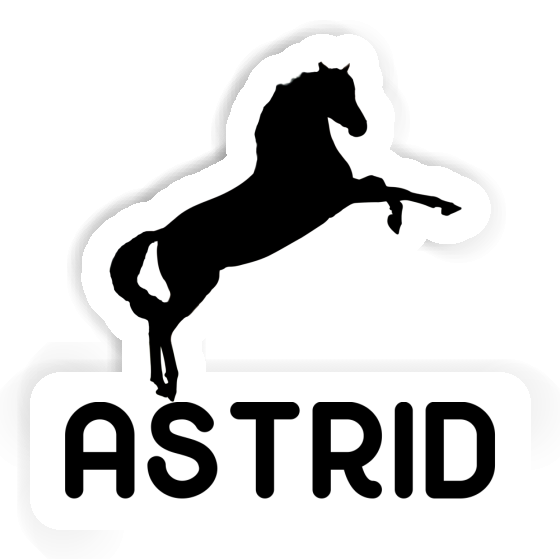 Aufkleber Pferd Astrid Image