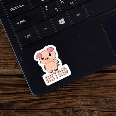 Astrid Sticker Piggy Image