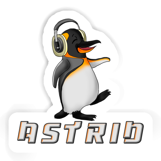 Penguin Sticker Astrid Laptop Image