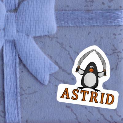 Sticker Kampfpinguin Astrid Image