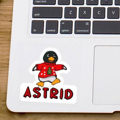 Sticker Astrid Penguin Gift package Image