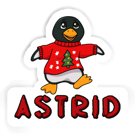 Weihnachtspinguin Sticker Astrid Image